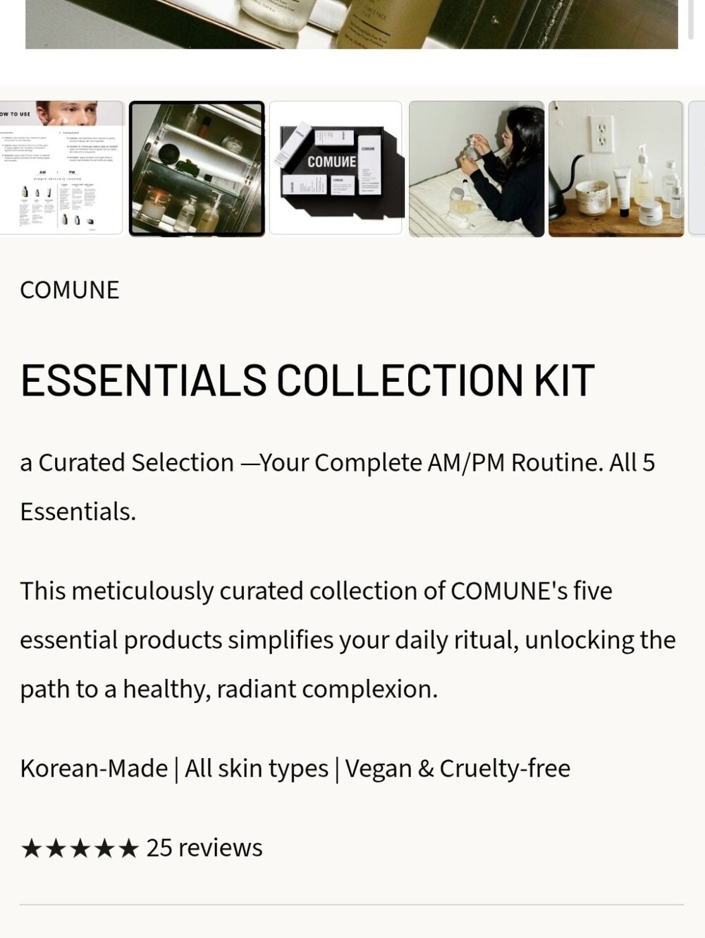 New! COMUNE Essentials Collection Kit - Picture 7 of 10